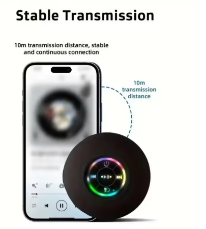מיני נייד Bluetooth אודיו IPX4 אורות LED עמידות למים
