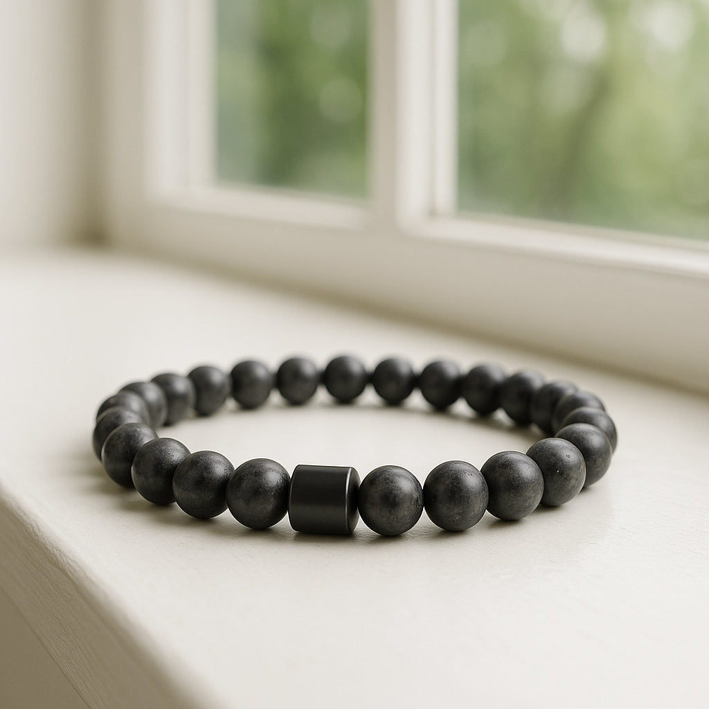 צמיד מגנטי טבעי להפחתת דחפים לאלכוהול