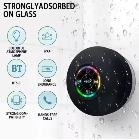 מיני נייד Bluetooth אודיו IPX4 אורות LED עמידות למים