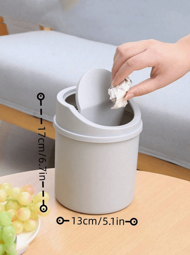 פח אשפה מיני מכוסה