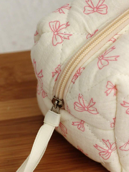 תיק איפור חמוד עם פפיון