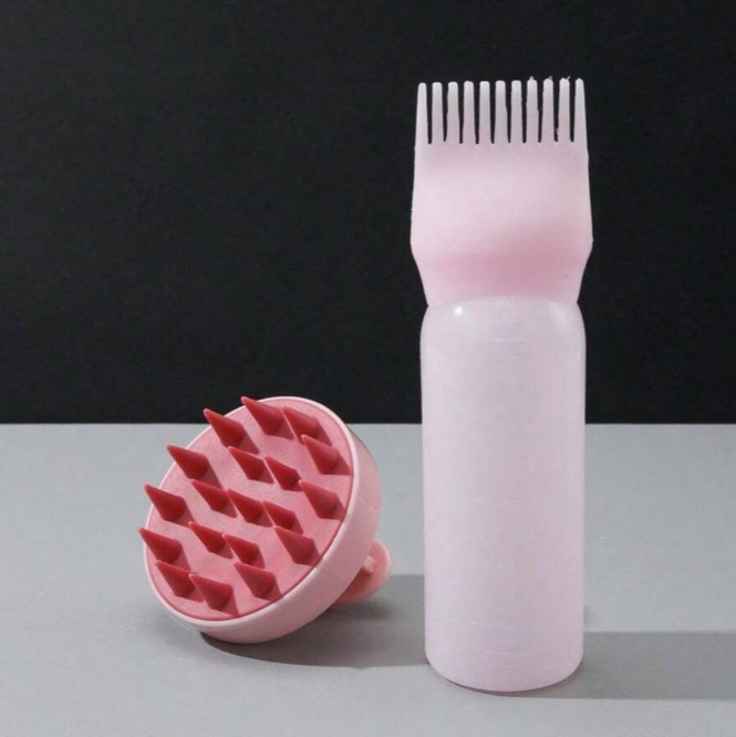 בקבוק אחד לניקוי יבש עם שיניים