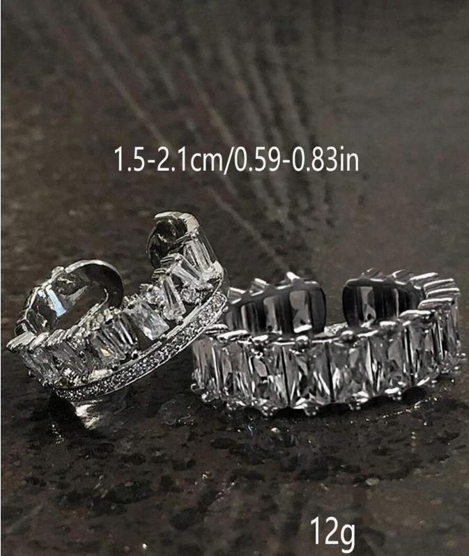 סט טבעות נחושת וכסף בגימור