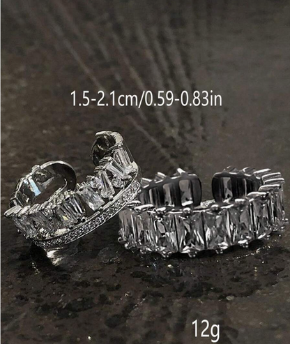 סט טבעות נחושת וכסף בגימור