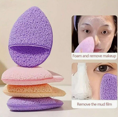 חידות סרט לשטיפת פנים צמיד סט ספוג איפור