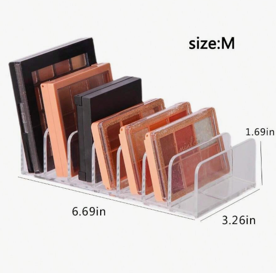 ארגונית איפור עם מגירות לפלטות צלליות