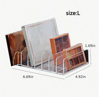 ארגונית איפור עם מגירות לפלטות צלליות