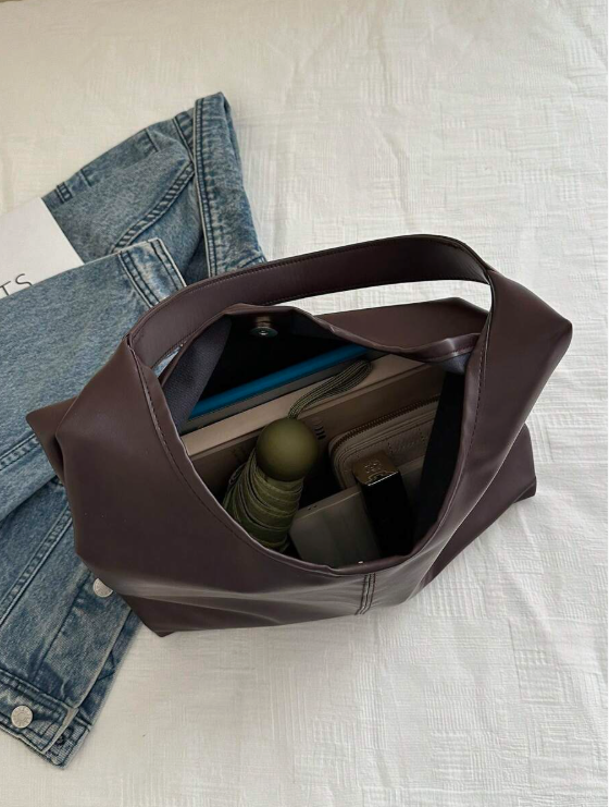 תיק אופנה חדש בצבע אחיד