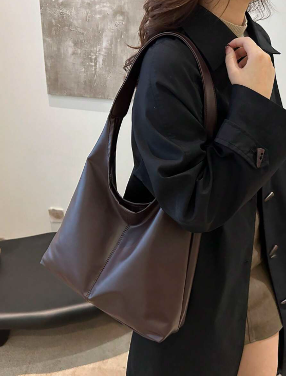 תיק אופנה חדש בצבע אחיד