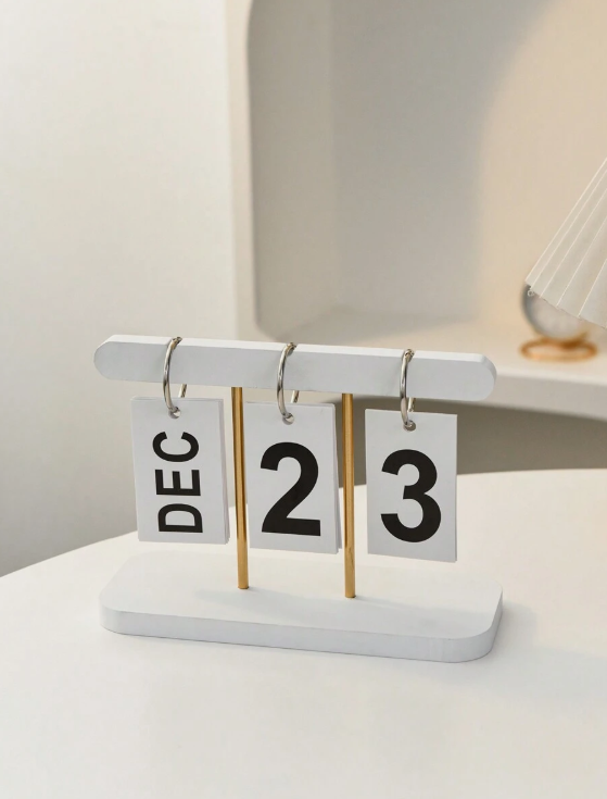 לוח שנה מינימליסטי ויצירתי לדפדוף דפים בסגנון נורדי