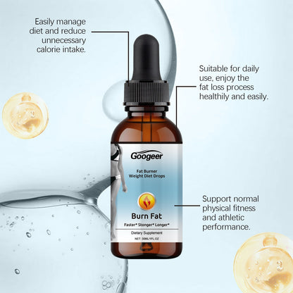 פתרון טיפולי בטיפות להאצת שריפת שומנים, דיאטה ומיצוק גוף