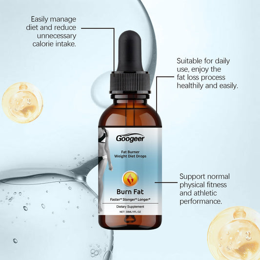 פתרון טיפולי בטיפות להאצת שריפת שומנים, דיאטה ומיצוק גוף